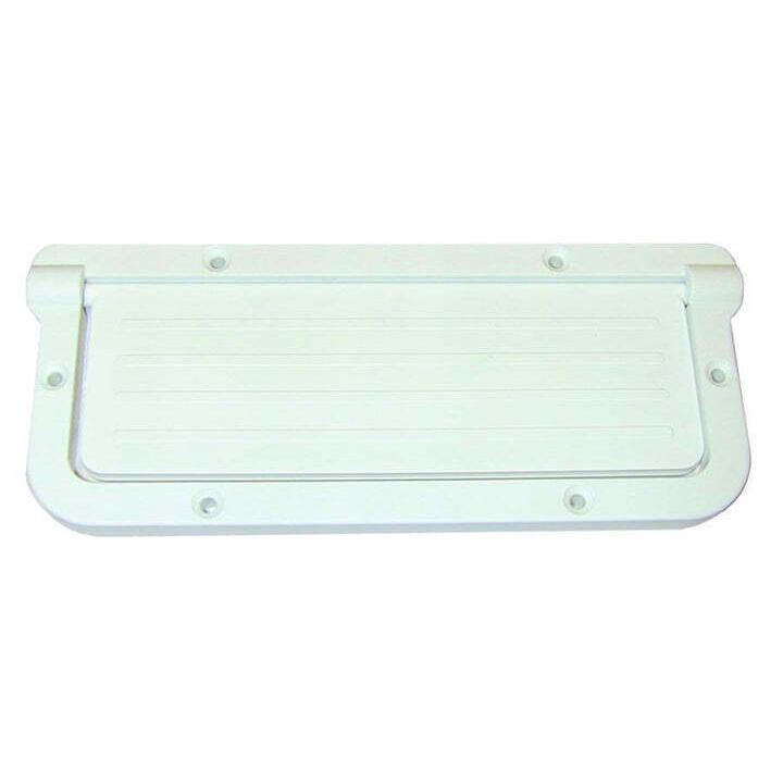 T-H Marine Large Rectangular Scupper - White [LRS-2-DP]