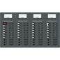 Blue Sea 8095 AC Main +8 Positions / DC Main +29 Positions Toggle Circuit Breaker Panel   (White Switches) [8095]