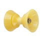 C.E. Smith 3" Bow Bell Roller Assembly - Yellow TPR [29300]