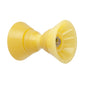 C.E. Smith 4" Bow Bell Roller Assembly - Yellow TPR [29301]