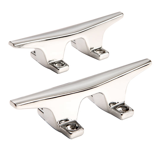 Attwood ZAMAK Chrome Plated Zinc Cleats - Pair - 4-1/2" [6244-6]