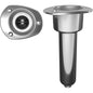 Mate Series Stainless Steel 0 Rod  Cup Holder - Drain - Oval Top [C2000D]