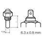 Veratron Engine Oil Temperature Sensor - Single Pole, Common Ground - 50-150C/120-300F - 6/24V - M14 x 1.5 Thread [323-801-004-002N]