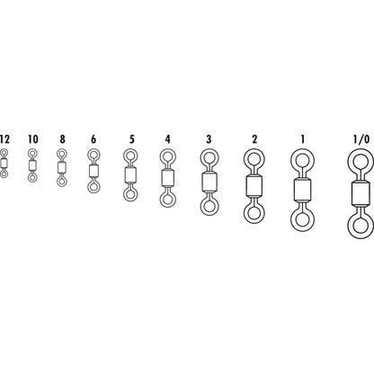 VMC SSRS Stainless Steel Rolling Swivel #6VP - 100lb Test *50-Pack [SSRS#6VP]