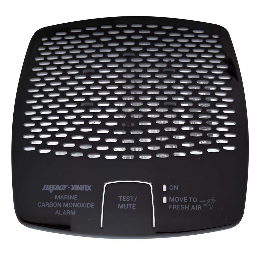 Fireboy-Xintex CO Alarm 12/24V DC w/Interconnect - Black [CMD6-MDR-BR]