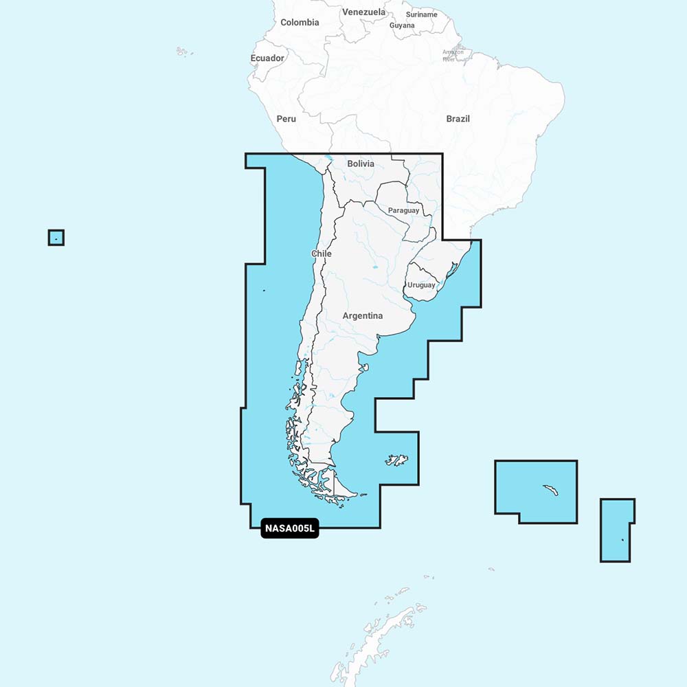 Navionics NASA005L - Chile, Argentina  Easter Island - Navionics+ [010-C1365-30]