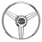 Uflex V27 13.8" Steering Wheel - Stainless Steel Grip  Spokes [V27]